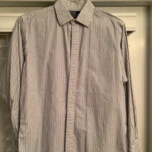 Polo by Ralph Lauren Curham Dress Shirt – Size – 17 x 35 – Blue/White/Black